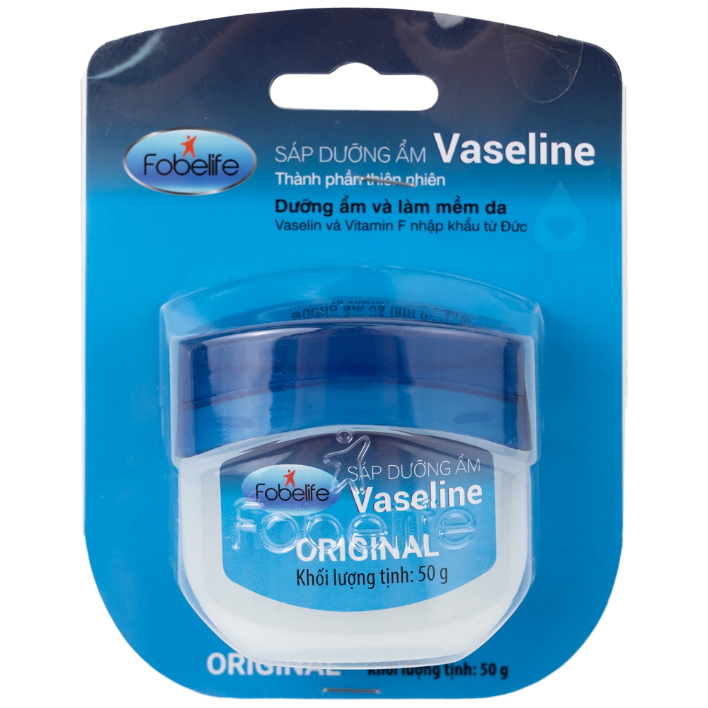 Sáp dưỡng ẩm Vaseline Fobelife làm mềm da, làm dịu da, cải thiện da bị khô (50g)